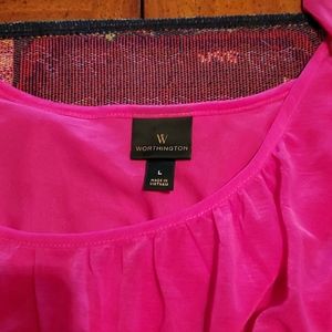 Worthington tank top tee womens large